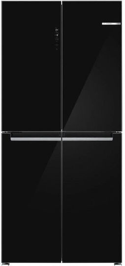 Bosch Serie 4 KMC85LBEA side-by-side refrigerator Freestanding 547 L E Black